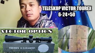 TELESKOP VECTOR OPTIC TOUREX 6-24×50 FFP ll ZERO STOP #Teleskop #senapanpcp #Berburu