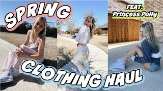 SPRING TRY ON CLOTHING HAUL | feat. Princess Polly