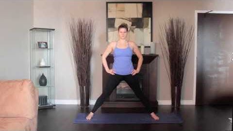 Wide Legged Forward Bend for yoga