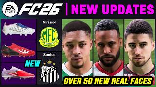 EA FC 26 NEWS | CONFIRMED *BIG* Updates - NEW Clubs \u0026 Real Faces ✅