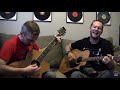 Micheal hemming  eric snider  hysteria def leppard cover acoustic 2015