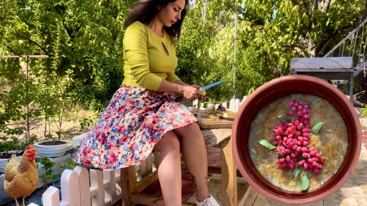 Simple Potato Soup over the Fire | Cozy Village Cooking