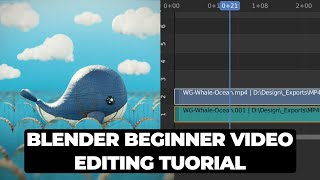 Blender 3D - Beginner Video Editing Tutorial (FREE Video Editor)