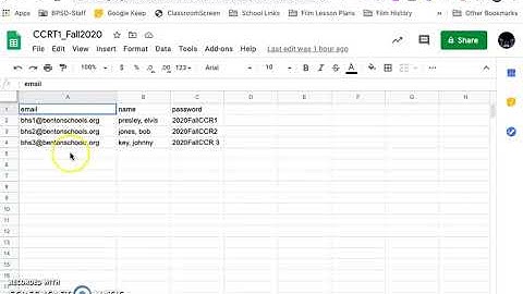 Creating a CSV File Using Google Sheets
