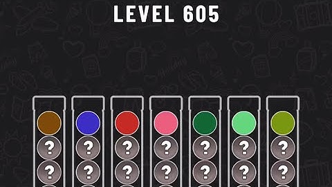 Ball Sort Puzzle Level 605 #ballsortpuzzle #ballsortpuzzlegameplay #puzzlegame #mobilegames