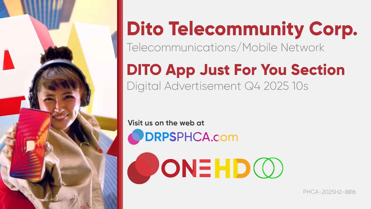 DITO App Just For You Section Digital Ad Q4 2025 10s (Philippines) [HD/ST]