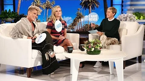 Reese Witherspoon and P!nk Play Never Have I Ever ...