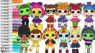 Lol Surprise Makeover Coloring Book Compilation Disney Princess Shopkins Teen Titans My Little Pony