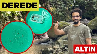 Derede Altın Arama Pan Elek Yöntemi (Gold Panning Finding)