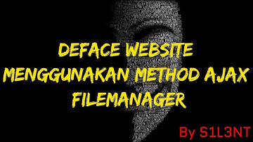 Cara Deface Website Method Ajax Filemanager!