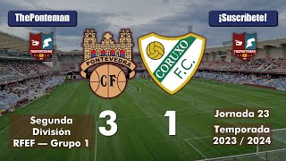 PONTEVEDRA C.F. 3 - 1 CORUXO F.C. | Segunda RFEF