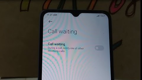 poco c55 me call waiting kaise band kare