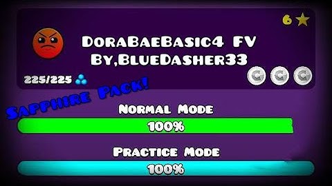 Geometry Dash DoraBaeBasic4 By,BlueDasher33