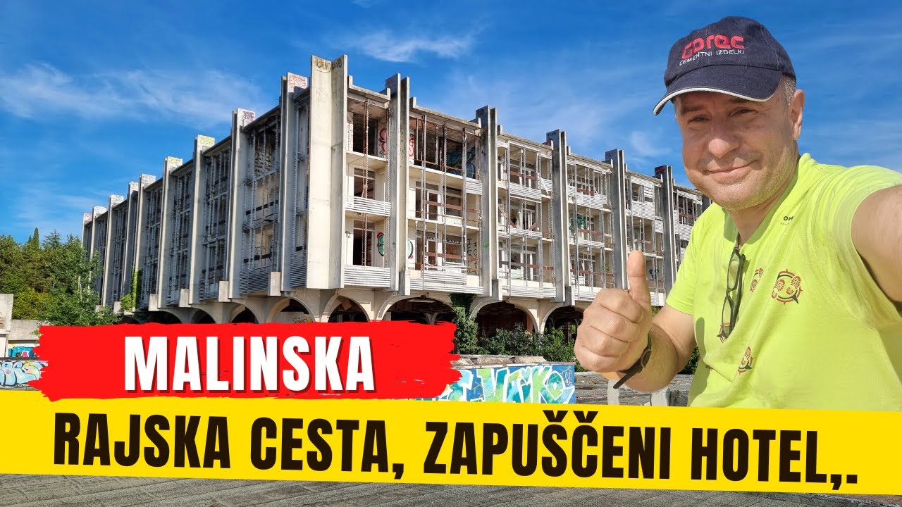 Čudovita Malinska na otoku Krk - Rajska cesta, zapuščeni hotel Haludovo, apartmaji, kje jesti,..