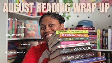 all the books i read in August! | august reading wrap-up 📚