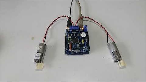 Simple test L298P Motor Shield Board for Arduino UNO