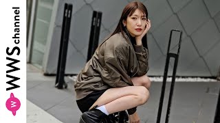 東京女子プロレス・上福ゆきが美脚あらわなブラックコーデで登場！1st写真集『脚罪』への思いを語る！