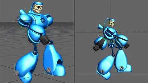 LightWave basic walk cycle