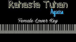 Rahasia Tuhan - Agseisa [Karaoke Piano - Female Lower Key]
