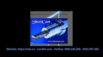 [Hướng dẫn] cài đặt phần mềm Sheetcam từ A-Z cho người bắt đầu