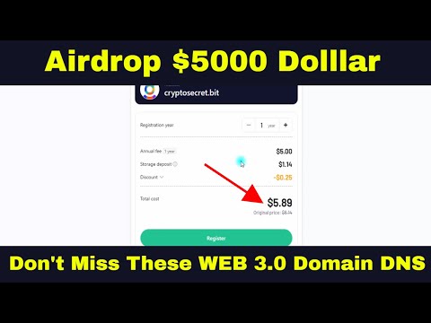 Airdrop $5000 Dolllar | Don't Miss These WEB 3.0 Domain DNS Giant Platforms
