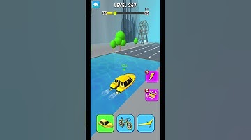 🤩 Shape-shifting Funny Race Gameplay New hyper casual    🫠 games level 267 #shorts #gameplay