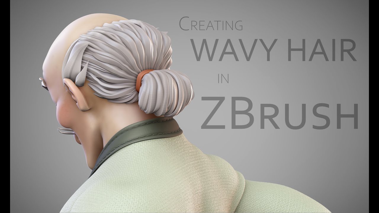 how to make hair in zbrush