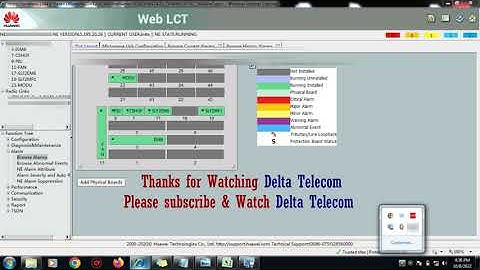Important Steps for Configuration of Huawei MW link ISM8 Card (2+0) RTN950A | Delta Telecom