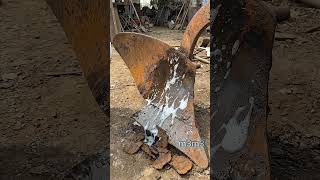 “100% Rust Removal on an Old Farm Plow Blade – Satisfying Cleaning!”