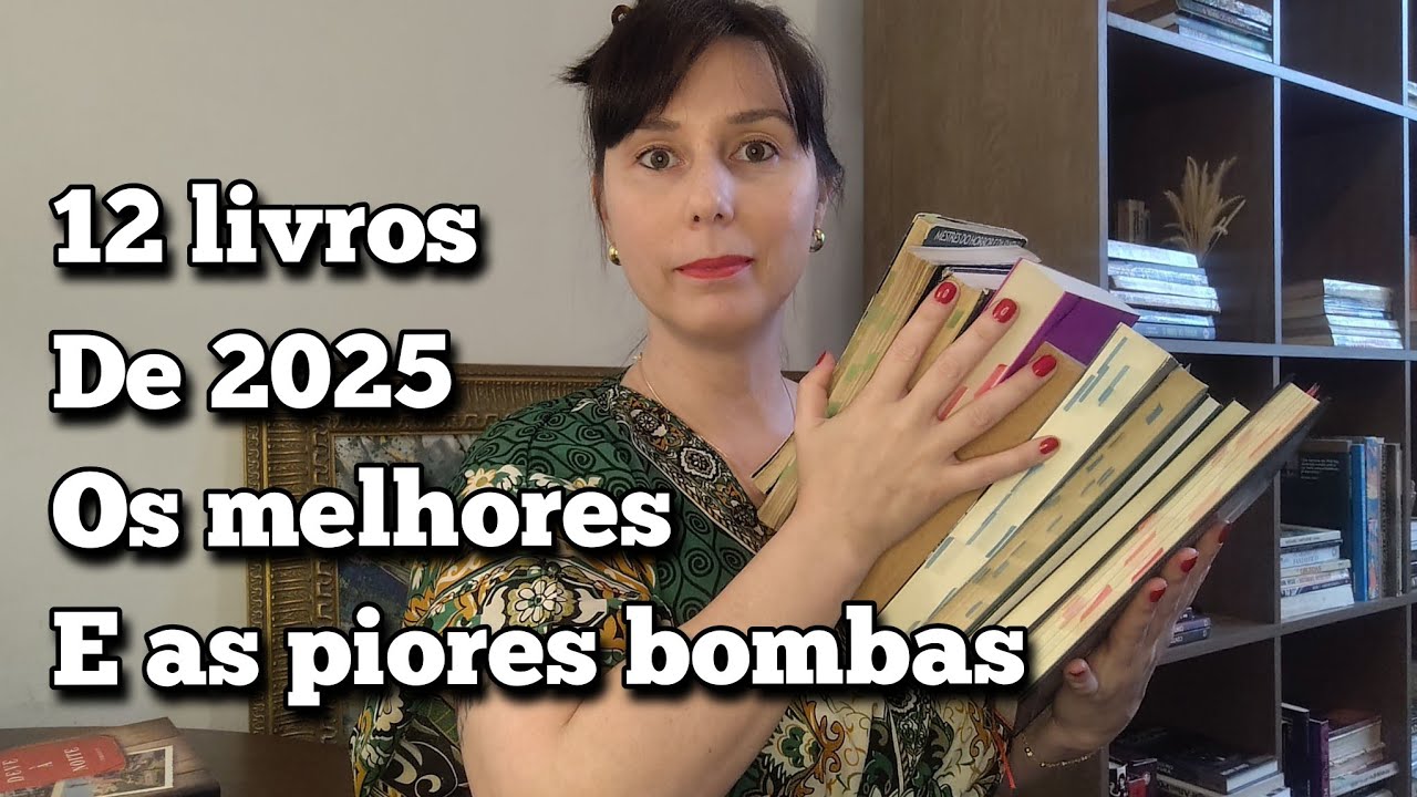 OS MELHORES LIVROS E AS PIORES BOMBAS LITERÁRIAS DE 2025.