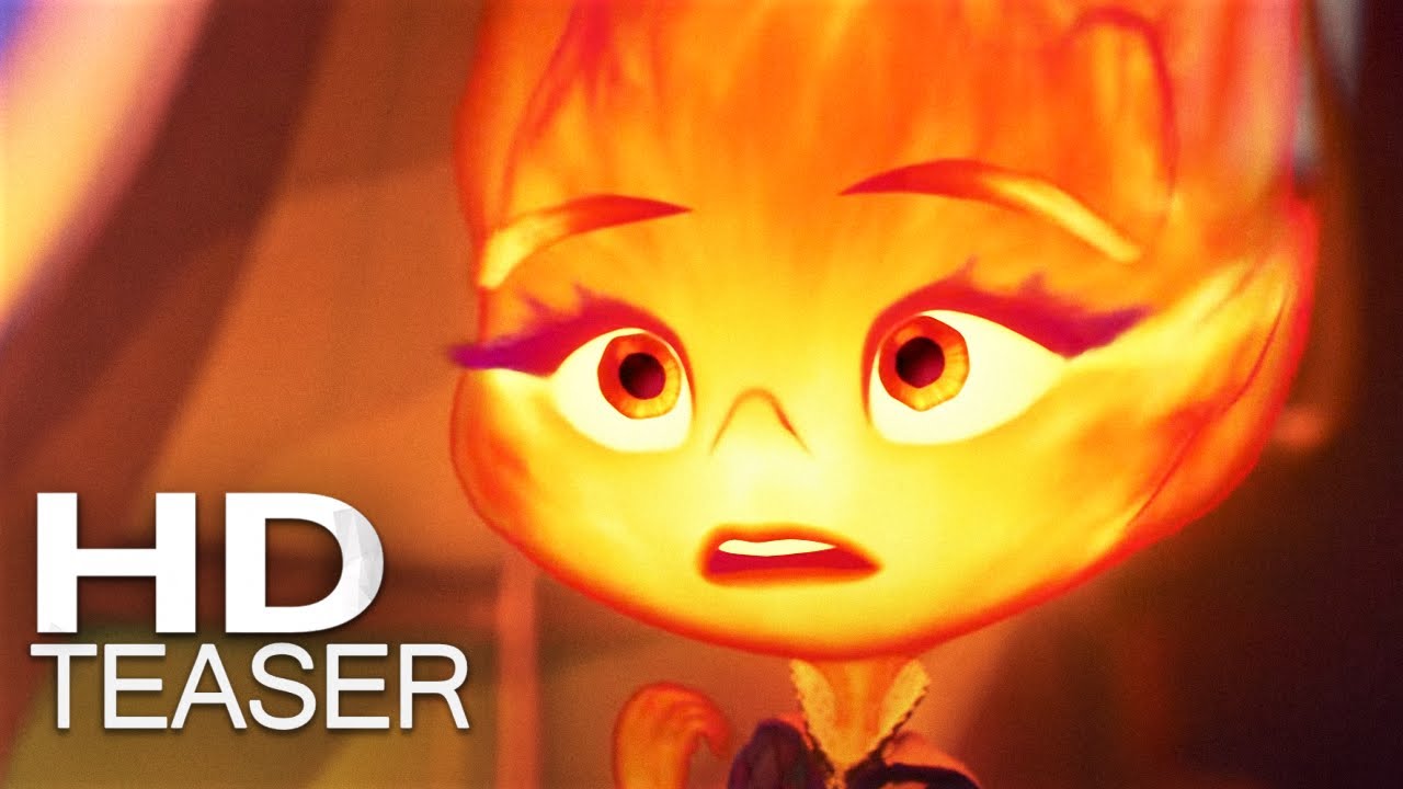 Elementos': Nova animação da Pixar ganha teaser DUBLADO e cartaz