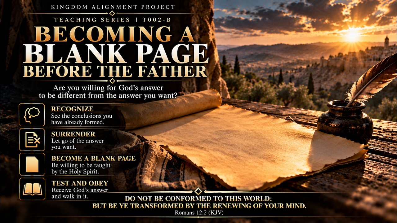 Becoming a Blank Page Before the Father | T002-2