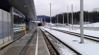 Bahnhof Hengsberg Koralmbahn Öbb Von Graz Nach Wies Eibiswald Über Deutschlandsberg Gkb Februar 2018