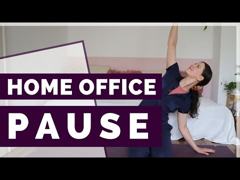 YOGA PAUSE FÜR DAS HOME OFFICE | Sanfte Bewegung und Mini-Meditation für Ruhe und Entspannung