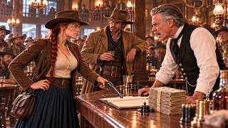 The Saloon Boss Offered $500 for the Cowgirl’s Ranch—She Put His Secret Ledger on the Bar Instead