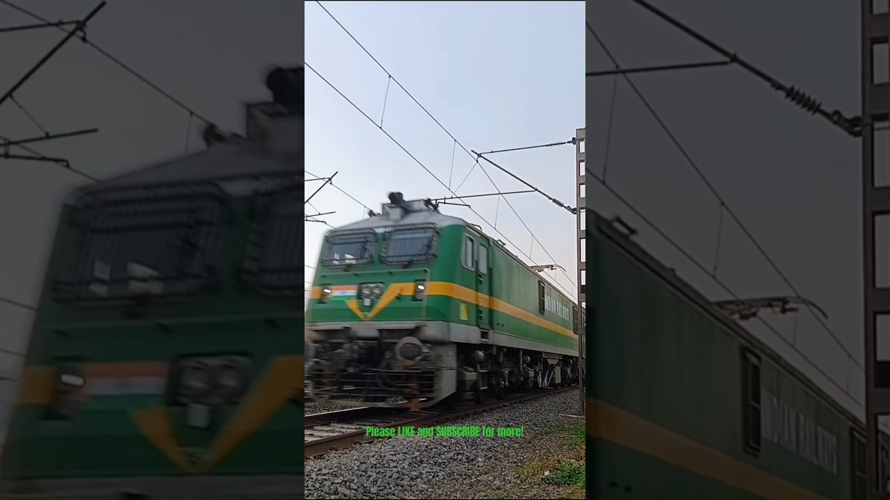 WAG9 Locomotive! The Green Monster of Indian Railways! 