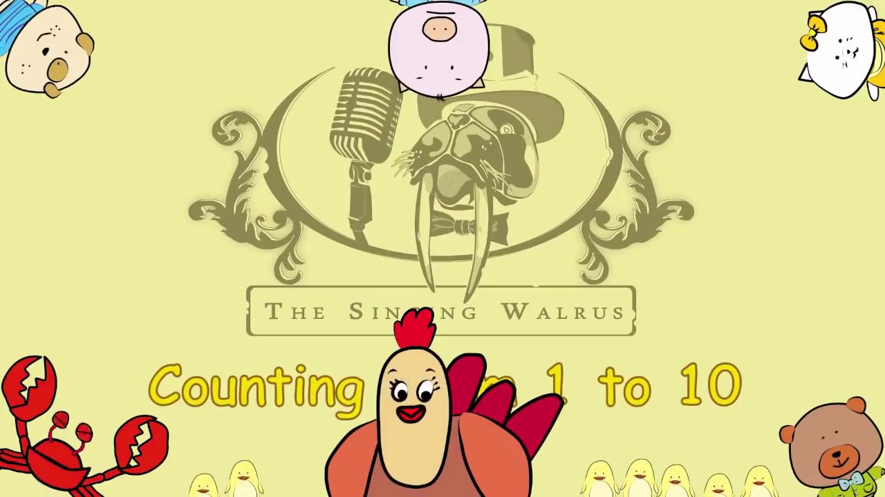 Count From 1 10 Song The Singing Walrus YouTube Count From 1 10 Song The Singing Walrus YouTube