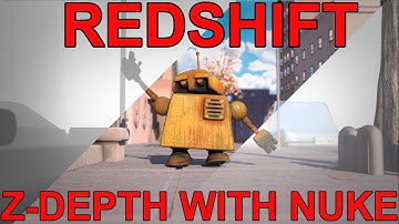 Redshift Exporting Z Depth to Nuke Tutorial