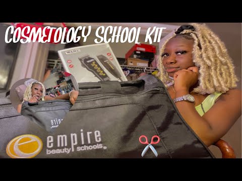 WHATS IN MY COSMETOLOGY KIT | EMPIRE BEAUTY SCHOOL ❤️