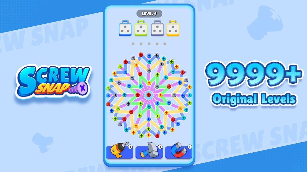 Screw Snap: Nuts & Bolts Jam Puzzle