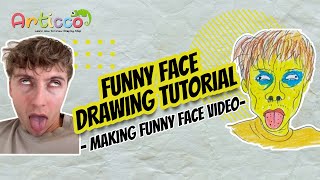 How to Draw Silly Faces Easily! (Funny Face Drawing Hack)