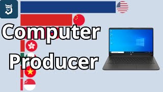Top 15 Computer Producing Countries 1990 - 2025