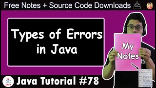 Errors & Exception in Java