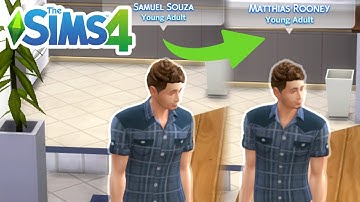 How To Change Name (Existing Sim) - The Sims 4