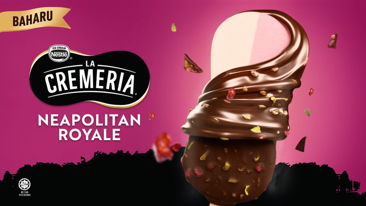 Aiskrim La Cremeria Neapolitan Royale Baharu! - YouTube