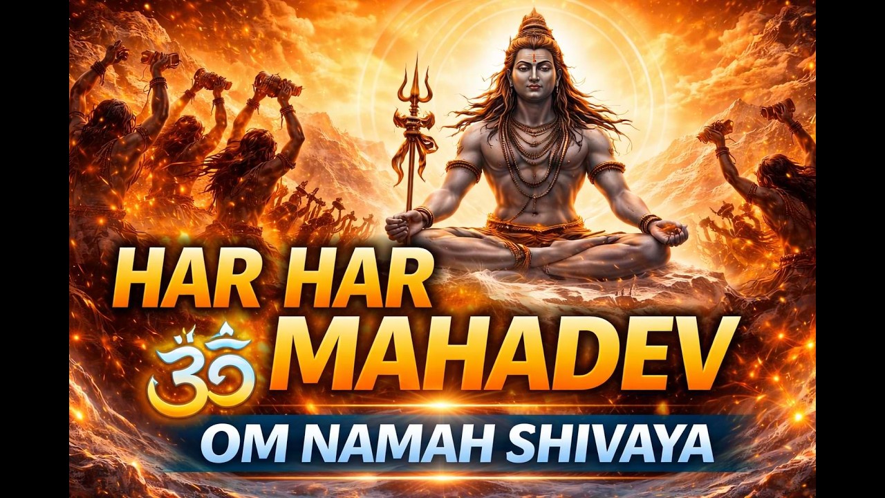 Har Har Mahadev 🔱 Powerful Shiva Trance Chant | Om Namah Shivaya | Mahadev Meditation Music #mahadev