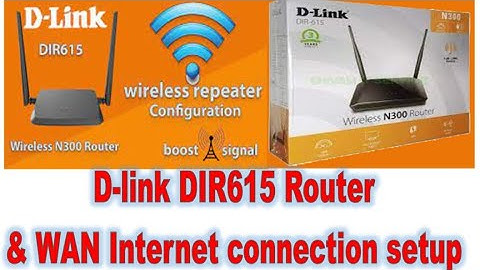 d-link router setup | d-link dir-615 wireless n300 router setup
