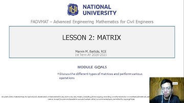 Advanced Mathematics - Matrix