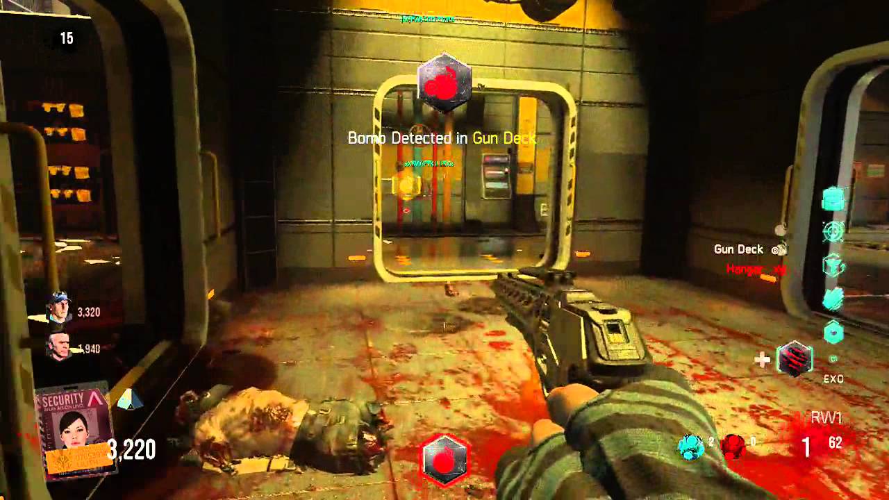 Exo Zombies Carrier Easter Egg Complete! Full gameplay