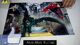 Ultimate-Spiderman(ÖRÜMCEK ADAM) puzzle yaratık kuş karakteri zor tamamladık||Bölüm-3| zeka oyunları screenshot 2
